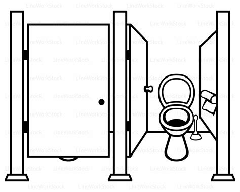 toilet clip art|bathroom clip art black and white.